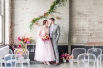 wedding photo - Bright   Modern Vow Renewal Inspiration