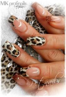 wedding photo - 50 Cheetah Nail Designs