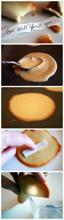 wedding photo - Cooking Blog: Homemade Fortune Cookies