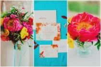 wedding photo - Vibrant, Bright + Colorful Golden Tulip Garden Wedding!