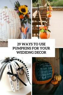 wedding photo - 29 Ways To Use Pumpkins For Your Wedding Décor - Weddingomania