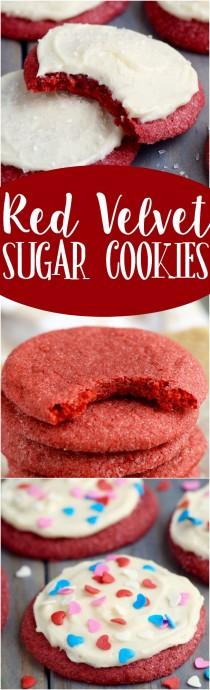 wedding photo - Red Velvet Sugar Cookies