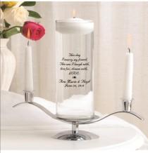 wedding photo - Floating Unity Candle Set , Wedding Vase , Unity Candle Set , Unity Candle Set , Custom Unity Candle , Wedding Candle ,  Many Designs