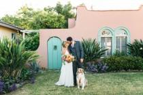 wedding photo - Stylish Bohemian Backyard Wedding: Candice + Joe