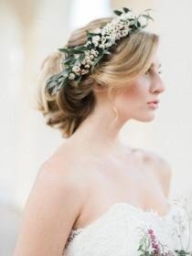 wedding photo - Floral Filled Braids You'll Want To Wear On Your Wedding Day