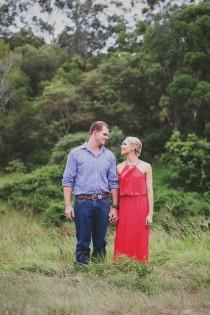 wedding photo - Old Petrie Town Engagement - Polka Dot Bride
