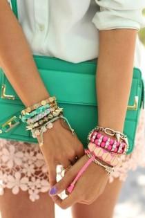 wedding photo - How To Stack And Wear Arm Party Bracelets