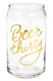 wedding photo - 'Beer Thirty' Glass