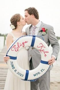 wedding photo - 55 Ways To Get A Little Nautical On Your Wedding Day