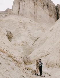 wedding photo - Intimate Portrait Session in Death Valley National Park: Jessy + Perry