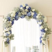 wedding photo - Wedding Color Scheme: Blue And Cream