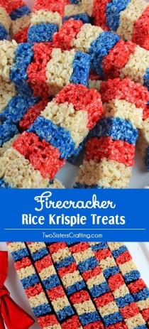 wedding photo - Firecracker Rice Krispie Treats