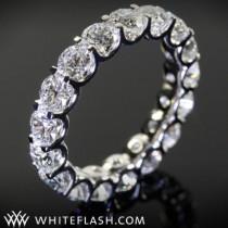 wedding photo - Custom Full Eternity Diamond Wedding Ring 