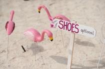 wedding photo - Flamingo-Themed Florida Wedding