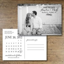 Printable Save The Date Postcard. Calendar Postcard. Calendar Save The Date wedding photo - Printable Save The Date Postcard. Calendar Postcard. Calendar Save The Date