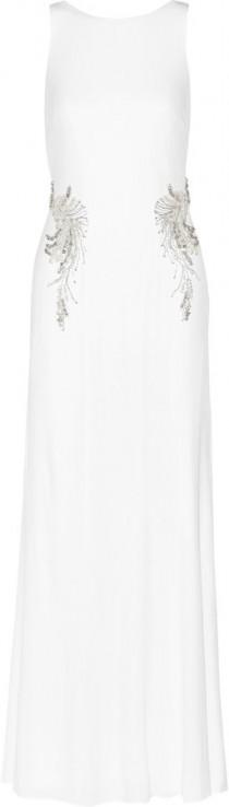 wedding photo - Mikael Aghal Embellished jersey gown