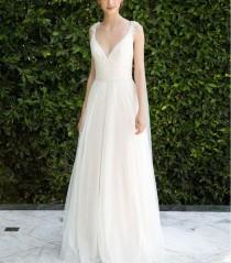 wedding photo - BLISS Monique Lhuillier Beaded Soft Tulle Dress with Tails (In Stores Only) 