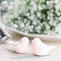 wedding photo -  Beter Gifts®  White Love Birds Salt and Pepper Shakers Wedding Favors BETER-TC007