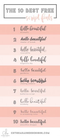 wedding photo - The 10 Best Script Fonts For 2016