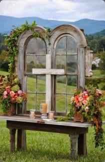 wedding photo - 25 Fantastic Outdoor & Indoor Wedding Ceremony Altar Inspirations