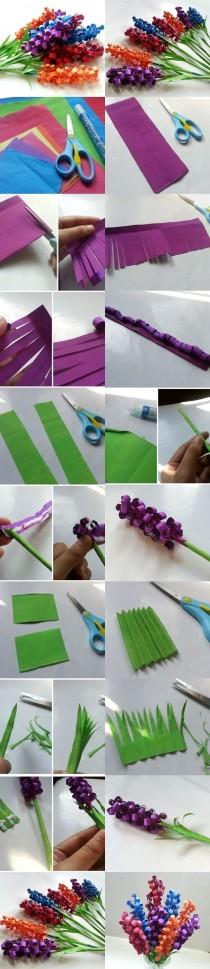 wedding photo -  Wonderful DIY Swirly Paper Flowers