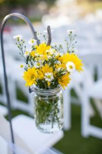 wedding photo - Check Out This Lovely DIY Yellow And Gray Wedding!