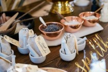 wedding photo - DIY Tub Tea Station 