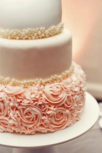 wedding photo - Gorgeous Textured Wedding Cakes