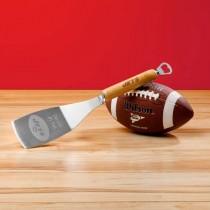 wedding photo - Personalized NFL BBQ Spatula With Bottle Opener 