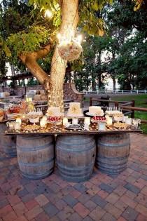 wedding photo - 100 Amazing Wedding Dessert Tables & Displays