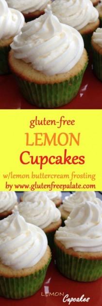 wedding photo - Gluten-Free Lemon Cupcakes (11 Ingredients)