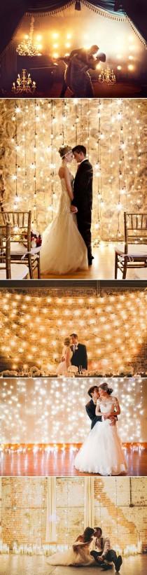 wedding photo - 53 Super Creative Wedding Photo Backdrops