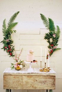 wedding photo - Decorative Ways To Use Ferns On Your Wedding Day