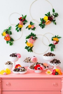 wedding photo - Mother-daughter Flower Crown Making Party (100 Layer Cakelet)
