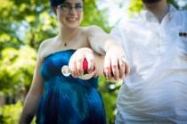 wedding photo - This girl proposed to her boyfriend with a real life Pokémon scavenger hunt proposal