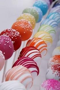 wedding photo - How To Make Perfect, Colorful Cake Pops