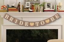 wedding photo - Bride-To-Be Banner - Bridal Shower Decor - Bachelorette Party - Wedding Banners