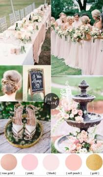 wedding photo - Blush Wedding Colour For Garden Wedding