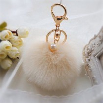 wedding photo - Fashion Fluffy Imitation Rabbit Fur Pom Pom, Fur Pom Ball Bag Charms, Pom Pom Ball Keychain