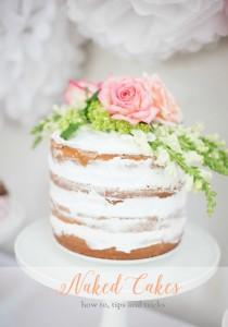 wedding photo - How To Make Beautiful NAKED CAKES