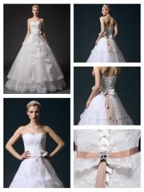 wedding photo -  Strapless A-line Wedding Dress