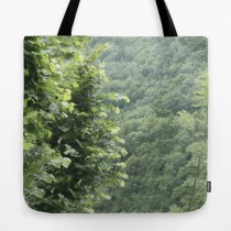 wedding photo - Forest Nature Green Tote Bag leaves 13x13 16x16 18x18 Mountain Woodland Beach Market Birthday Gift Wanderlust Trees Floral Everyday for her 