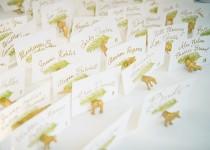wedding photo - Favor and placecard in one - Save money - Winter Wedding Your choice animal magnet holders wedding