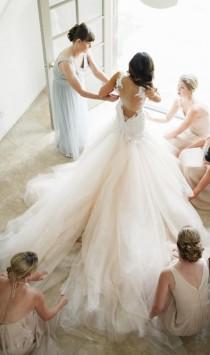 wedding photo - Beautiful Long Wedding Dress