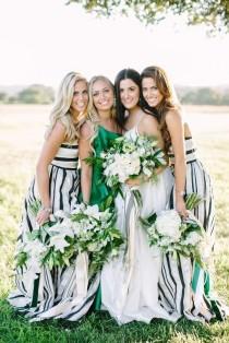 wedding photo - Modern Preppy Inspiration With Mixed Prints
