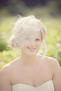 wedding photo - Bethany Blusher veil