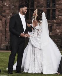 wedding photo - Ciara Plays At Being A Princess As She Marries Russell Wilson