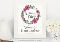 wedding photo -  Welcome to Our Wedding Sign, Wedding printables, Wedding Decoration, Wedding Sign, Rustic Weddings, Welcome Sign, Wedding Accessories
