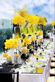 wedding photo - Yellow Wedding Flowers