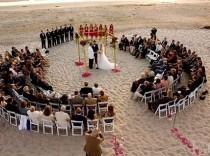 wedding photo - Circular Ceremony Seating